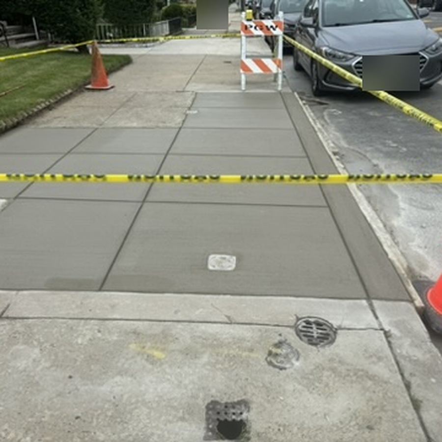 Concrete walkway work by Dependable Concrete in Philadelphia (1)